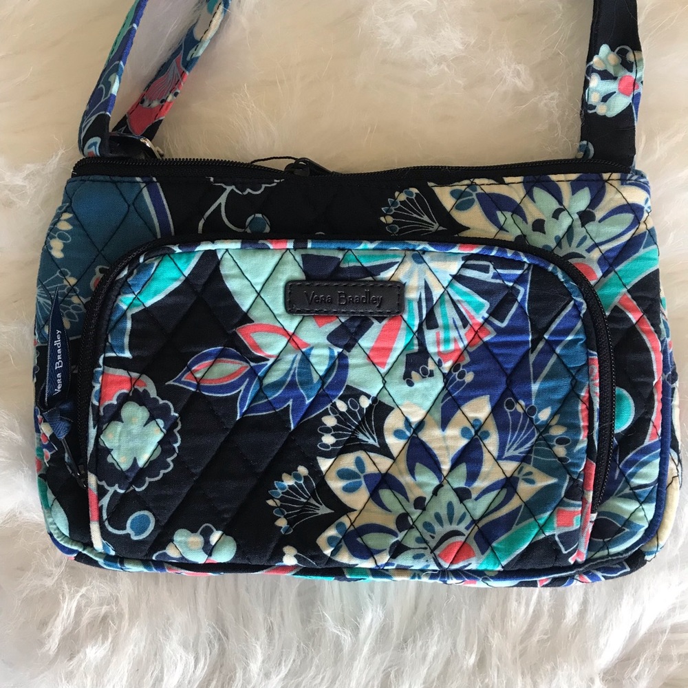 NWT Vera Bradley Little Hipster Lotus Flower Swirl - Picture 2 of 8